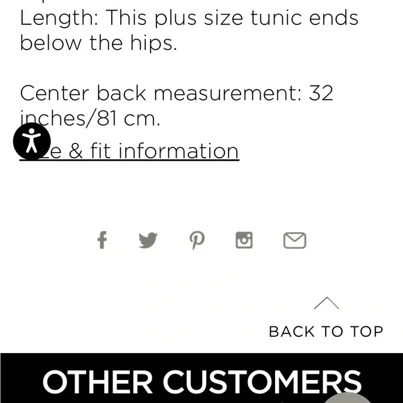 Avenue plus size top - Picture 4 of 5